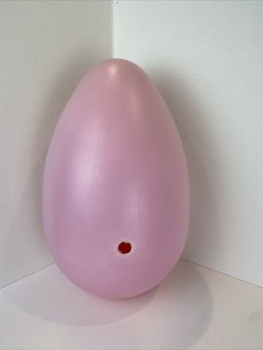 Blow Mold Easter Egg 15” Pink Vintage Easter Bunny - Picture 2 of 5