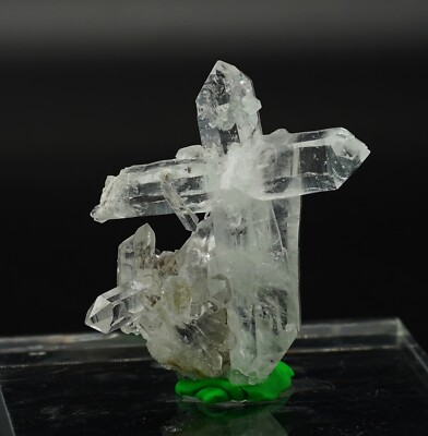 Natural fine quality unique structure clear terminated faden quartz crystal, 27g