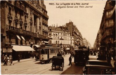 CPA PARIS 9e Rue Lafayette et le Petit Journal (1248477)