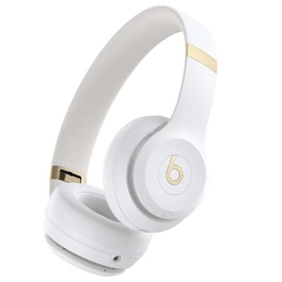 Original Apple Beats Solo 4 Bluetooth Wireless Kopfhörer Headset Warm White NEU