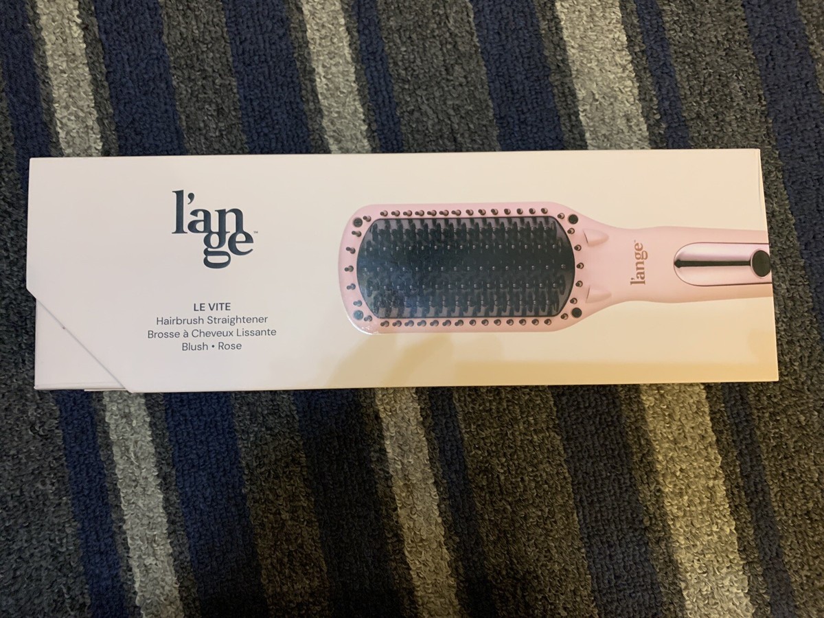 Lange Le Vite Hairbrush Straightener BlushRose Lange Le Vite Hair Brush Straightener Blush | Mercari main image 4