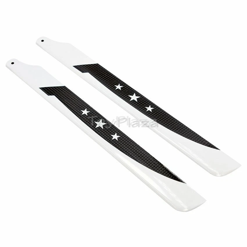 325mm Carbon Fiber Blades for 450 Class RC Helicopter Propeller Hobby Upgrade - Image 4 of 4