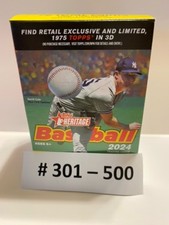 2024 Topps Heritage Base #301-500 You Pick /Complete Your Set
