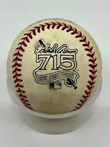Hank Aaron 715 25th Anniversary Official National League MLB Rawlings Baseball - Picture 7 of 7