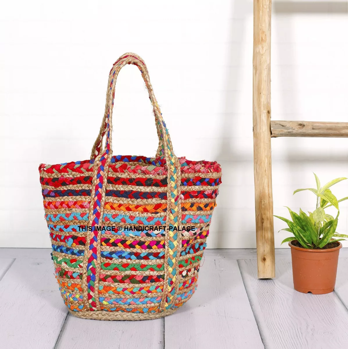 Jute shop woven bag