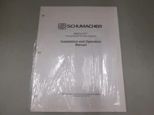 Schumacher, Absolute Temperature Control System Installation and Op Manual, New