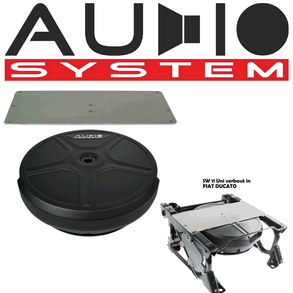 Audio System SW 11 PASSIVE UNI  Subwoofer für VW T5 T6 T6.1 Untersitz - Bild 2 von 4