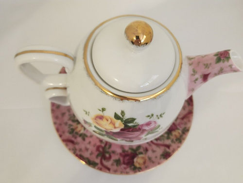 Royal Albert Old Country Rose 3 teiliges Teeservice Pink Chintz 1962 Retired TOP - Bild 18 von 19