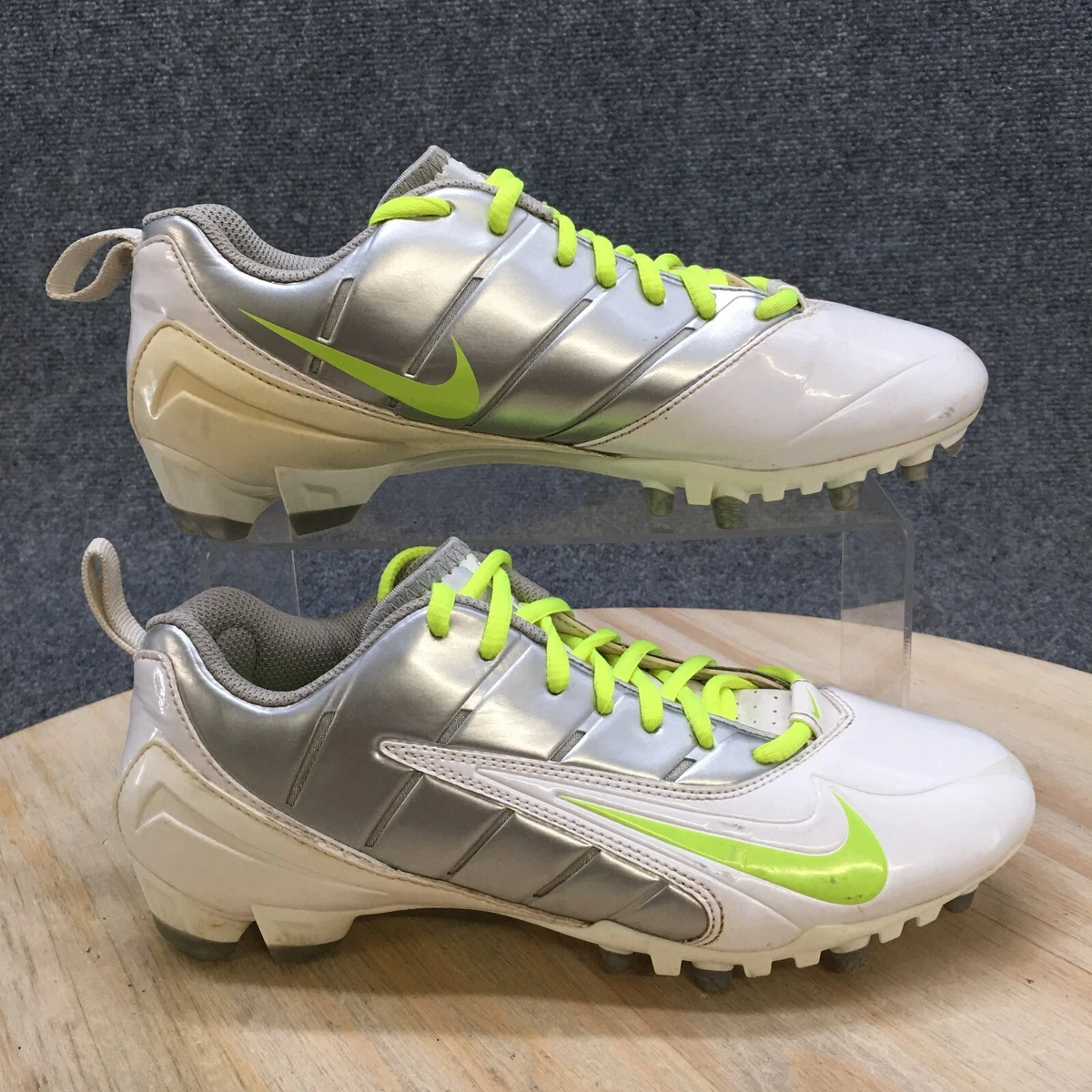 Nike Shoes Womens 9 Speed Cleats Light Scuffs G3 469771 107 Silver