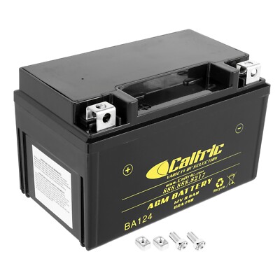 Caltric AGM Battery for Yamaha R1 YZF-R1 YZFR1 2004-2014