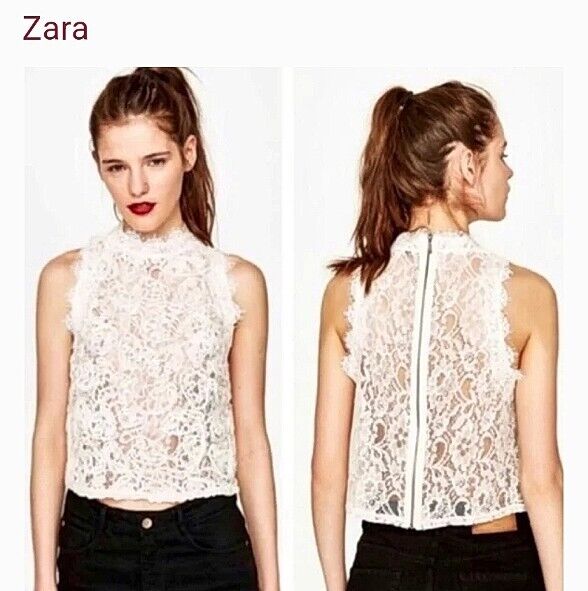 purely beside Perioperative period ZARA IVORY TRAFALUC EMBROIDERED LACE SLEEVELESS TOP SIZE MEDIUM NWT | eBay purely beside Perioperative period ZARA IVORY TRAFALUC EMBROIDERED LACE SLEEVELESS TOP SIZE MEDIUM NWT | eBay