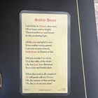New Laminated Holy Card Safely Home Jesus Hugs A Soul Memory After Death — photo 2