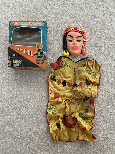 Vintage Bland Charnas Co. Kinder Zigeuner Halloween Kostüm klein 4-6 Jahre alt LESEN