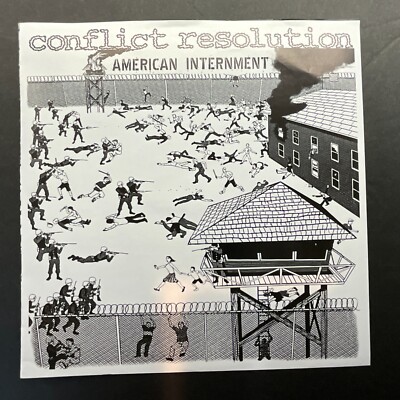 Conflict Resolution, American Internment EP, 7'' 45rpm, Gray Marble Vinyl NM