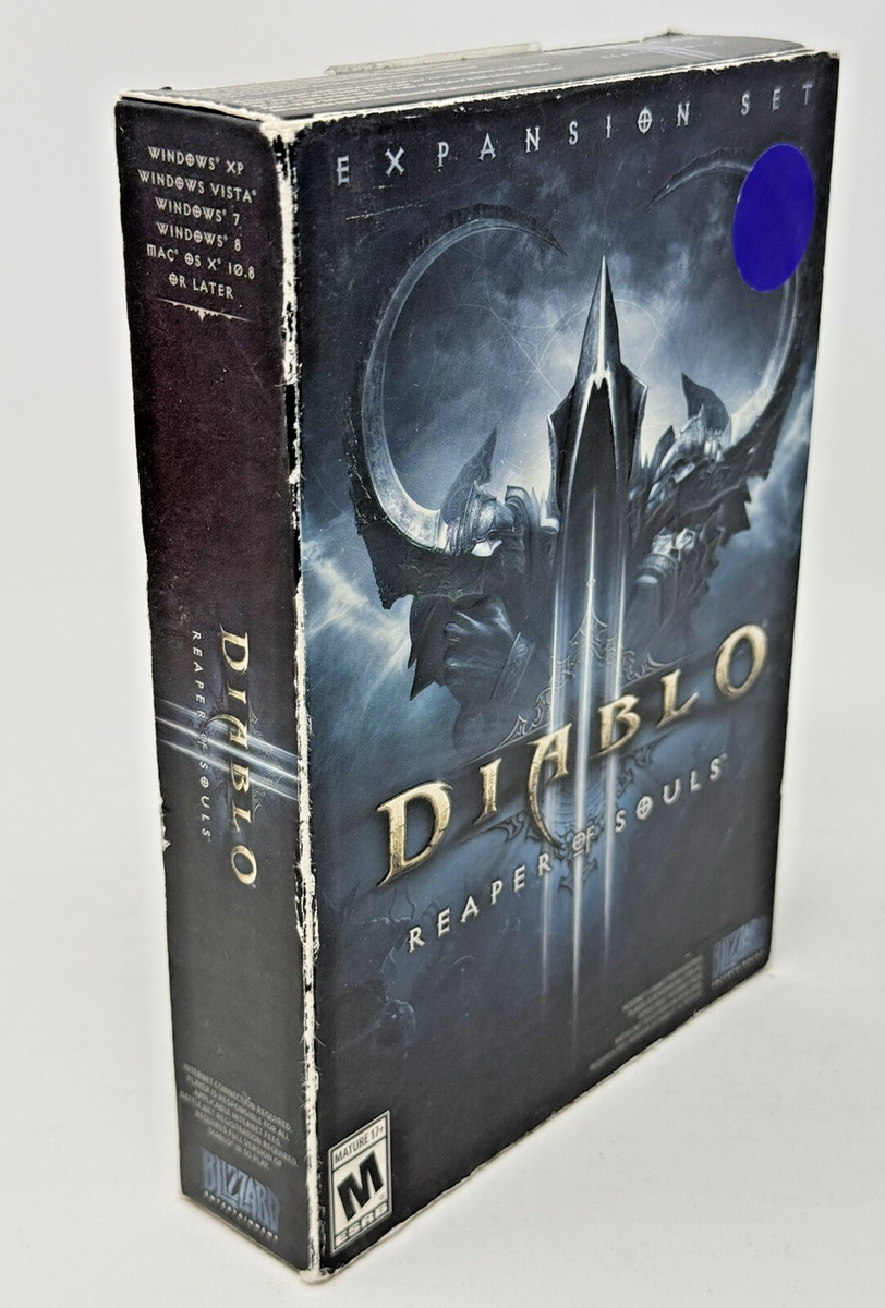 Diablo III 3 Expansion Set Reaper of Souls - for Windows or Mac