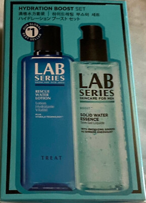 HYDRATION BOOST SET LAB SERIES SKIN CARE WATER LOTION FOR MEN 6.7 FL.OZ 200 ML