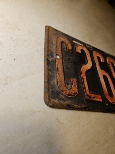1919 Pennsylvania Truck License Plate 3 Star C26951 Keystone 14278 - Picture 2 of 13