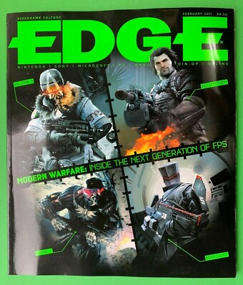 EDGE Magazine - Feb 2011 #224 - Killzone 3 - Bulletstorm - Crysis 2 - Bodycount