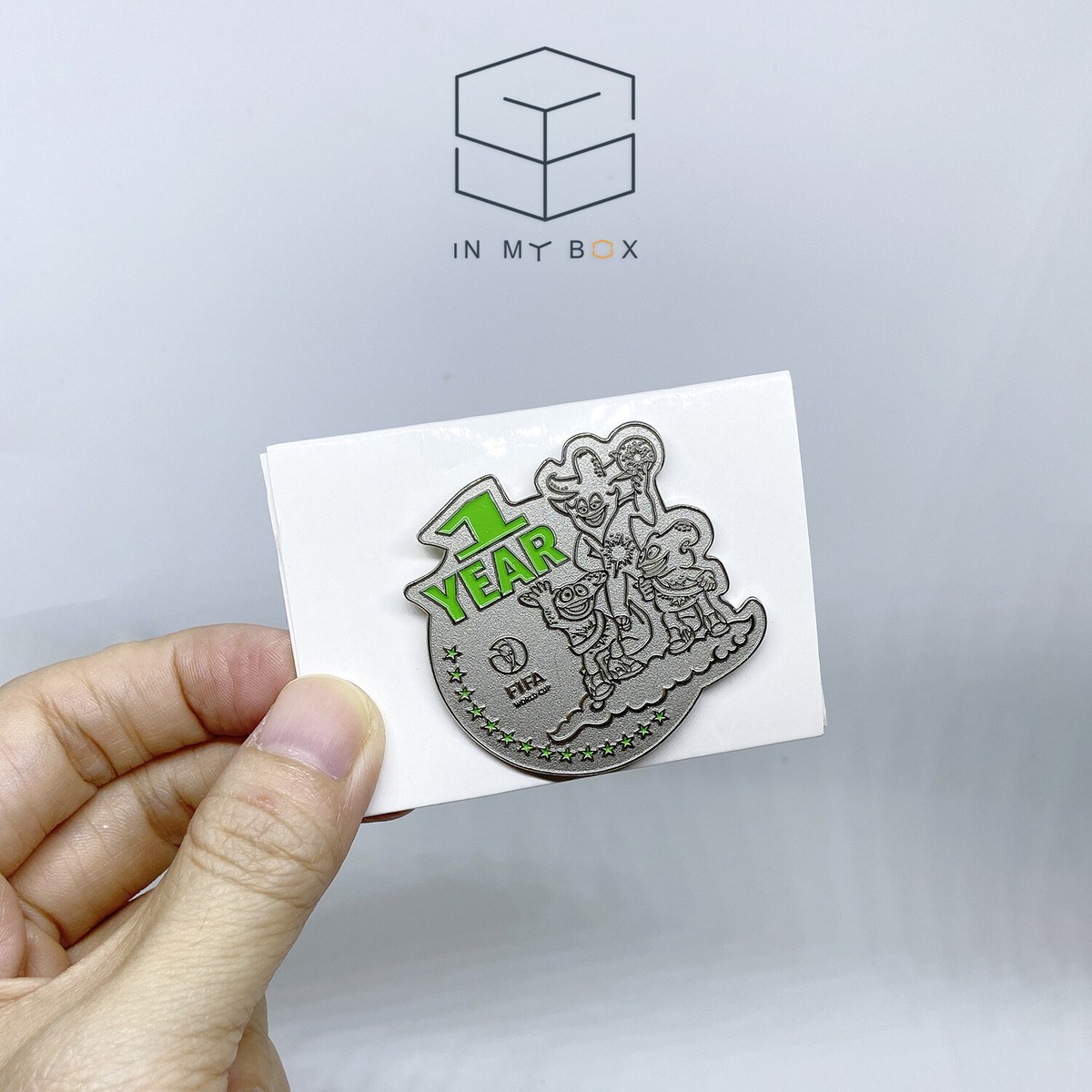 FIFA World Cup 300 Days and 1 Year Countdown Pins (2PCS) of
