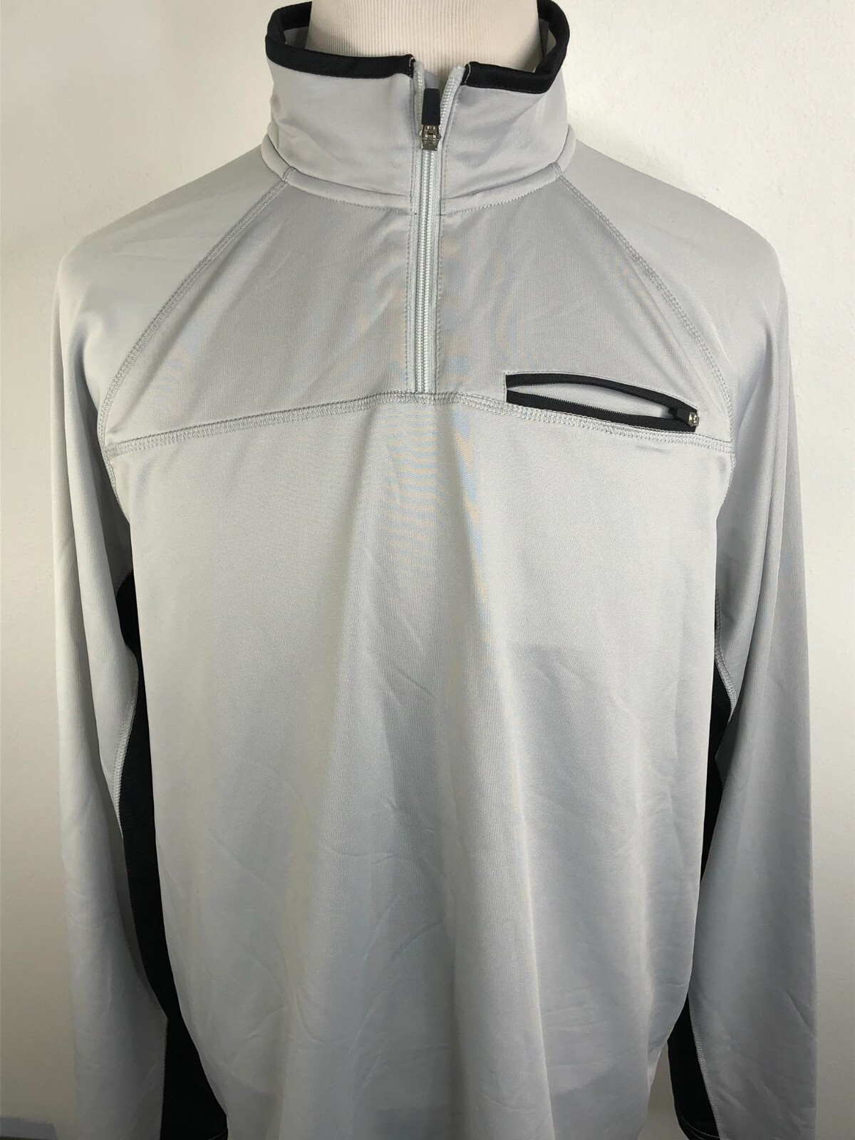 Giacca sportiva uomo Fila XL grigio nero full zip