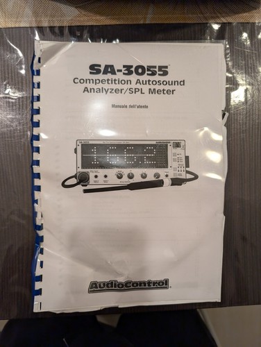 Audiocontrol SA-3055 Real Time Spectrum Analyzer / SPL Meter - Afbeelding 12 van 14