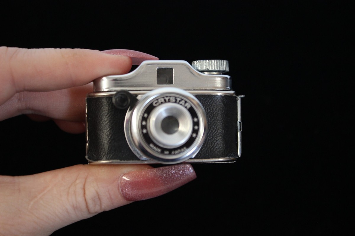 Vintage Crystar Mini Spy Camera Made in Japan w/Yellow