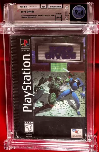 WATA - Playstation 1 - 1995 - Zero Divide - WATA 9.6 - Sealed A++