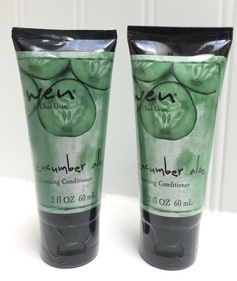Wen Cleansing Conditioner Cucumber Aloe 2oz Travel Size 2 Qty