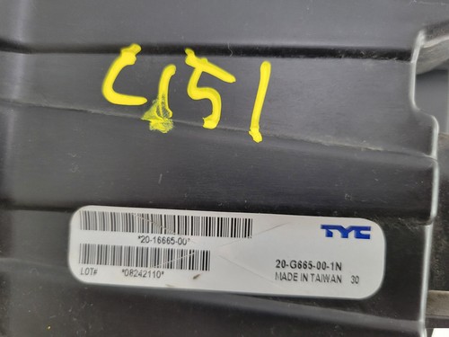 2019 2020 Hyundai Santa Fe HALOGEN HEADLIGHT TYC C151 - Picture 12 of 12