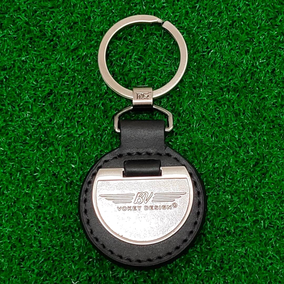 Titleist VOKEY DESIGN Key Ring ANTIQUE NICKEL LEATH with Case