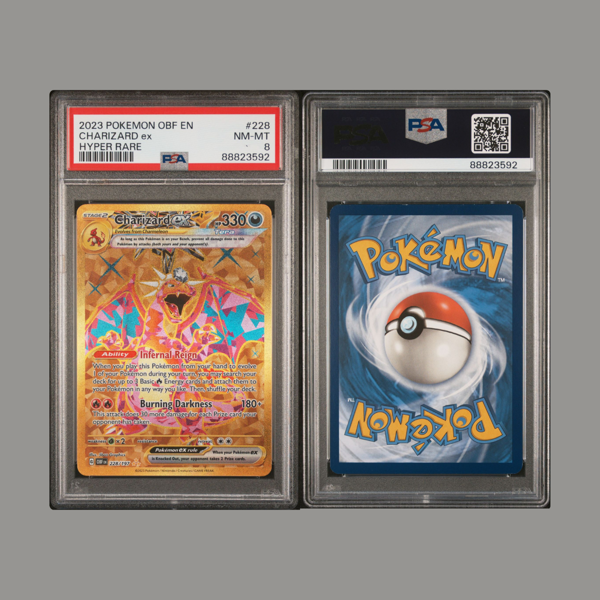 masazou様　エアウォールアイガード 2023 POKEMON OBF EN-OBSIDIAN FLAMES 228 CHARIZARD EX HYPER RARE