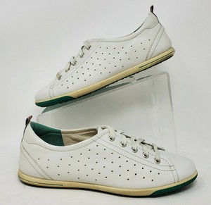 ecco perforated leather sneaker