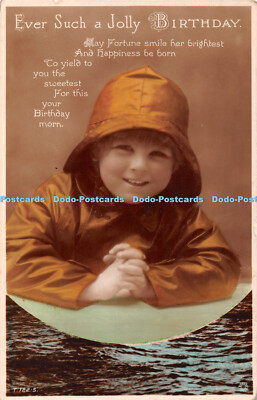 R342373 Ever Such a Jolly Birthday T 122 5 May Fortune smile her brightest and h