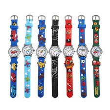 Cute Cartoon Pattern Kids Boys Watches Children Quartz Analog Wrist Watch Xmas