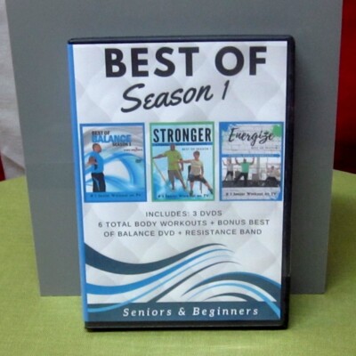 NEW WAY TO MOVE Best of Season One 3-DVD set Seniors & Beginners fitness NWT