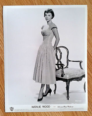 NATALIE WOOD RARE FULL LENGTH 1950'S 8X10 COLOR PHOTO