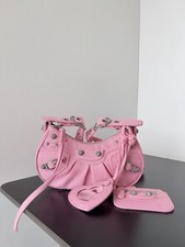 Balenciaga Pink Shoulder Bag Studded Le Cagol...