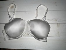 NWOT Amoena Wireless Padded Mastectomy White Pockets Bianca Bra 34B