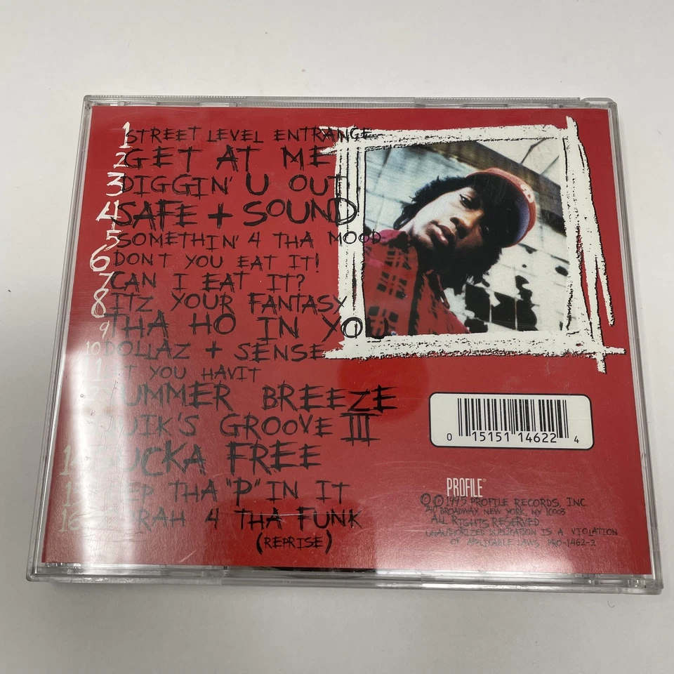 DJ Quik CD Safe + Sound Album 1995 Profile Records West Coast Rap 90s Explicit Foto 3 de 4
