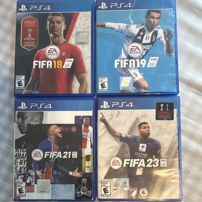 EA SPORTS FIFA 18, 19, 21, 23 PS4 bundle 