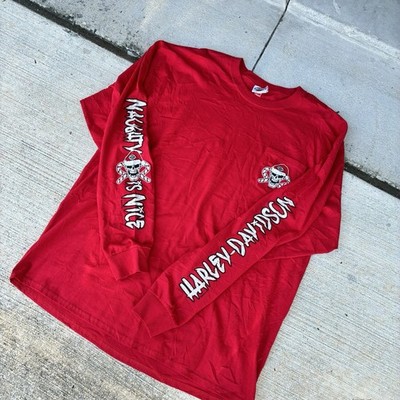 Harley Davidson San Jacinto Long Sleeve Tee Y2K Biker size xxl