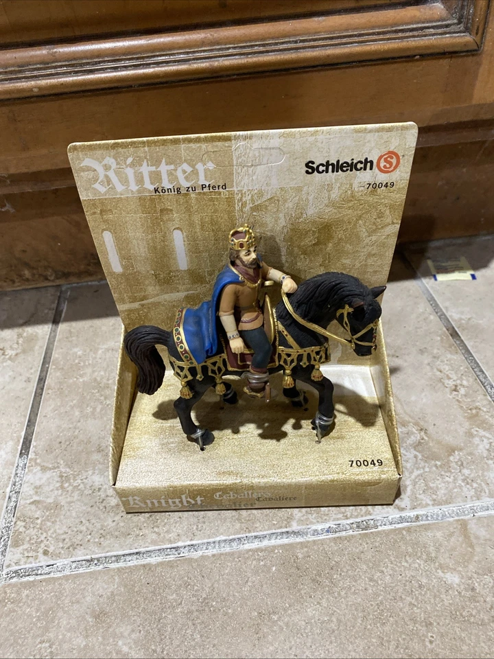 Schleich Ritter Mundo de Caballeros #70049 Rey a Caballo Foto 3 de 3