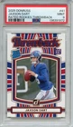 2025 Panini Donruss Jaxson Dart THROWBACK Rated Rookie RC #41 PSA 9 Mint GIANTS