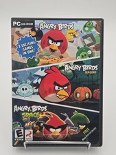 Angry Birds/Angry Birds Seasons/Angry Birds Space (PC, 2012) 3 Disc Set - VG+