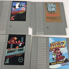 Nintendo NES Cartridge Retro 8 Count Drink Coasters Mario Donkey Kong & More