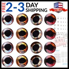 Fishing Lure Eyes, 3D/4D/5D Fly Tying Eyes Li...