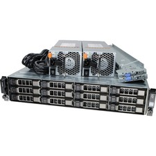 Dell MD1400 PowerVault Storage Array 12x 2.4TB 10K SAS Redundant EMMs