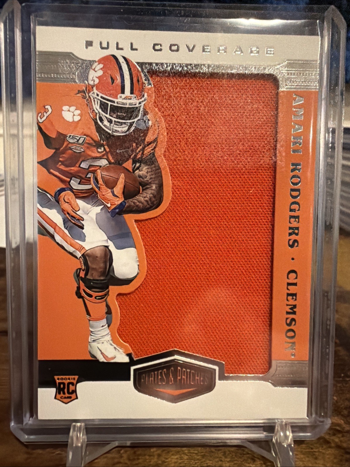 Amon-Ra St. Brown Panini Chronicles Draft Picks Plates and Patches Full Coverage #AR Base