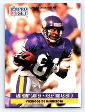 1991 Pro Set Spanish #137 Anthony Carter Fresh Break EX-EXMINT