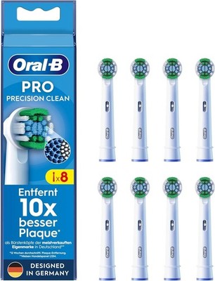 Oral-B PRO Precision Clean Ersatzbürsten - 8er-pack , X-förmig, [NEU] [OVP]